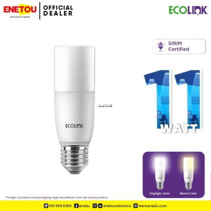 ECOLINK 11W DLSTICK E27 1CT/12 APR (3000K | 6500K)